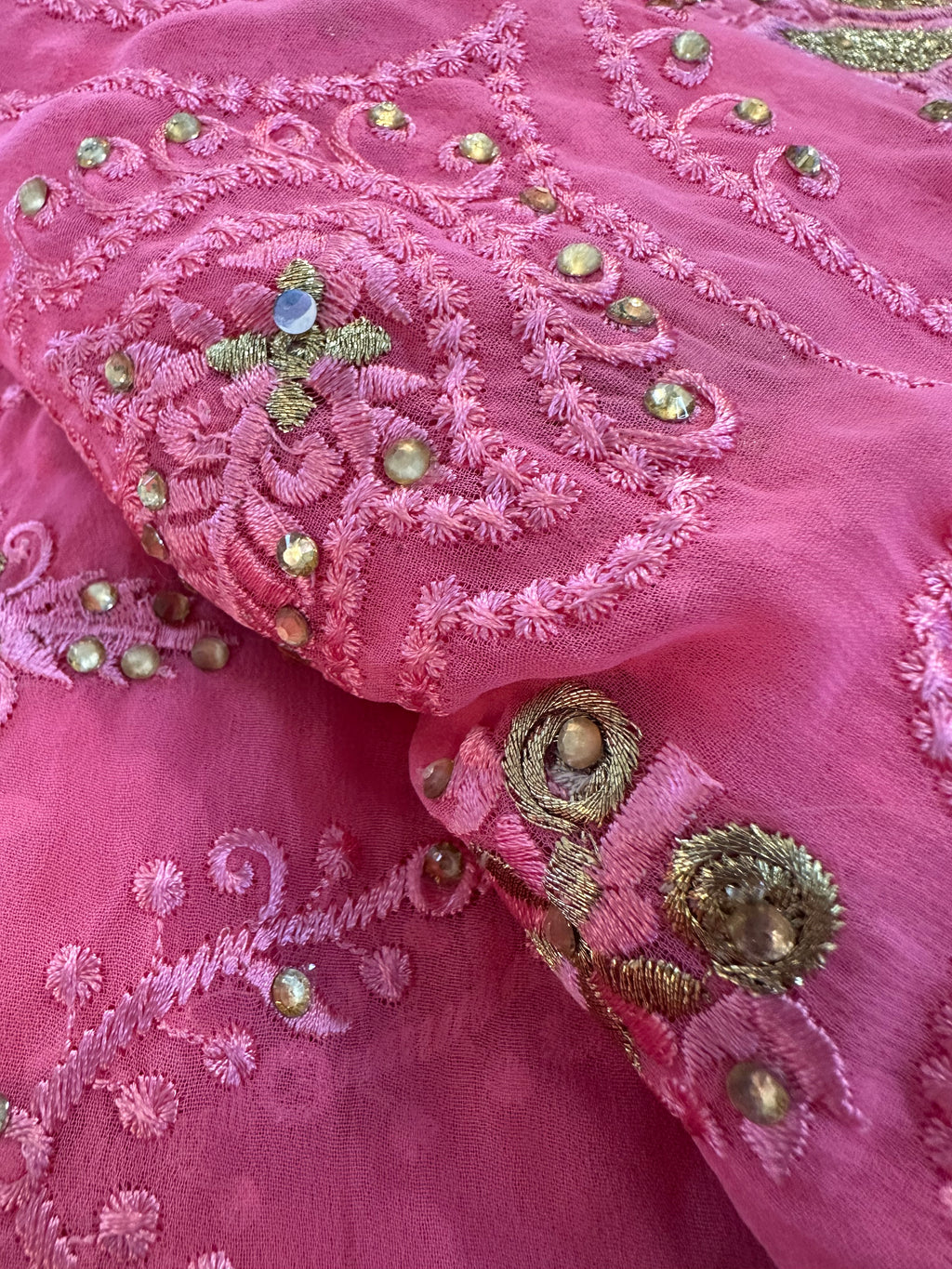 Hot pink Dubai scarf
