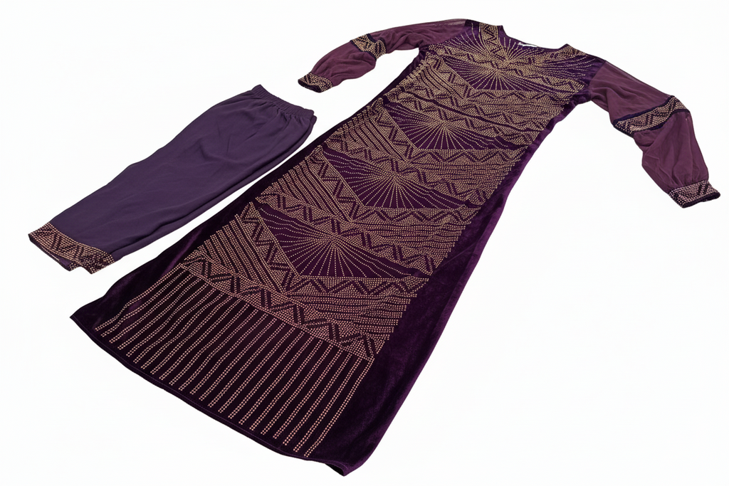 Velvet dress purple size 2 xl