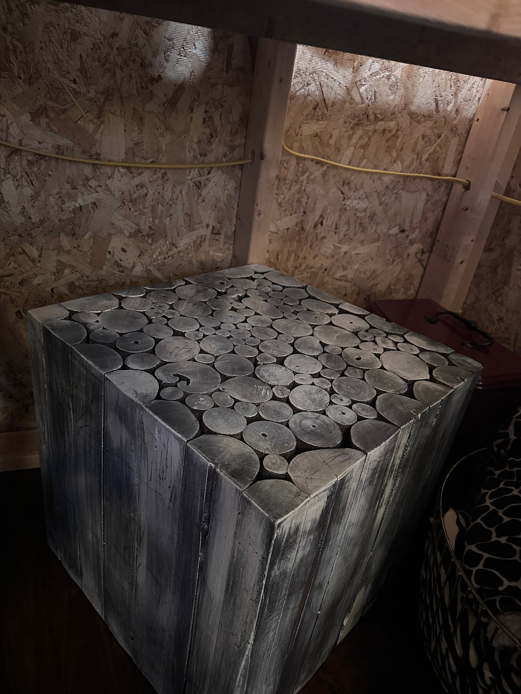 Unique side table stand- one ( in store pick up only)