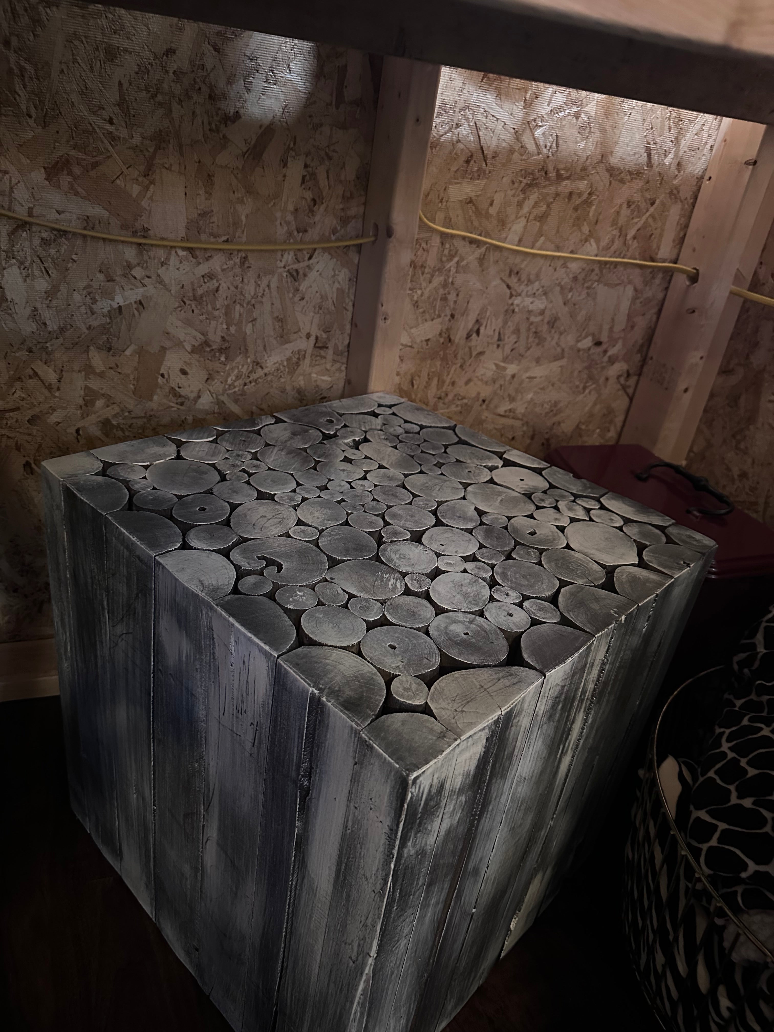Unique side table stand- one ( in store pick up only)
