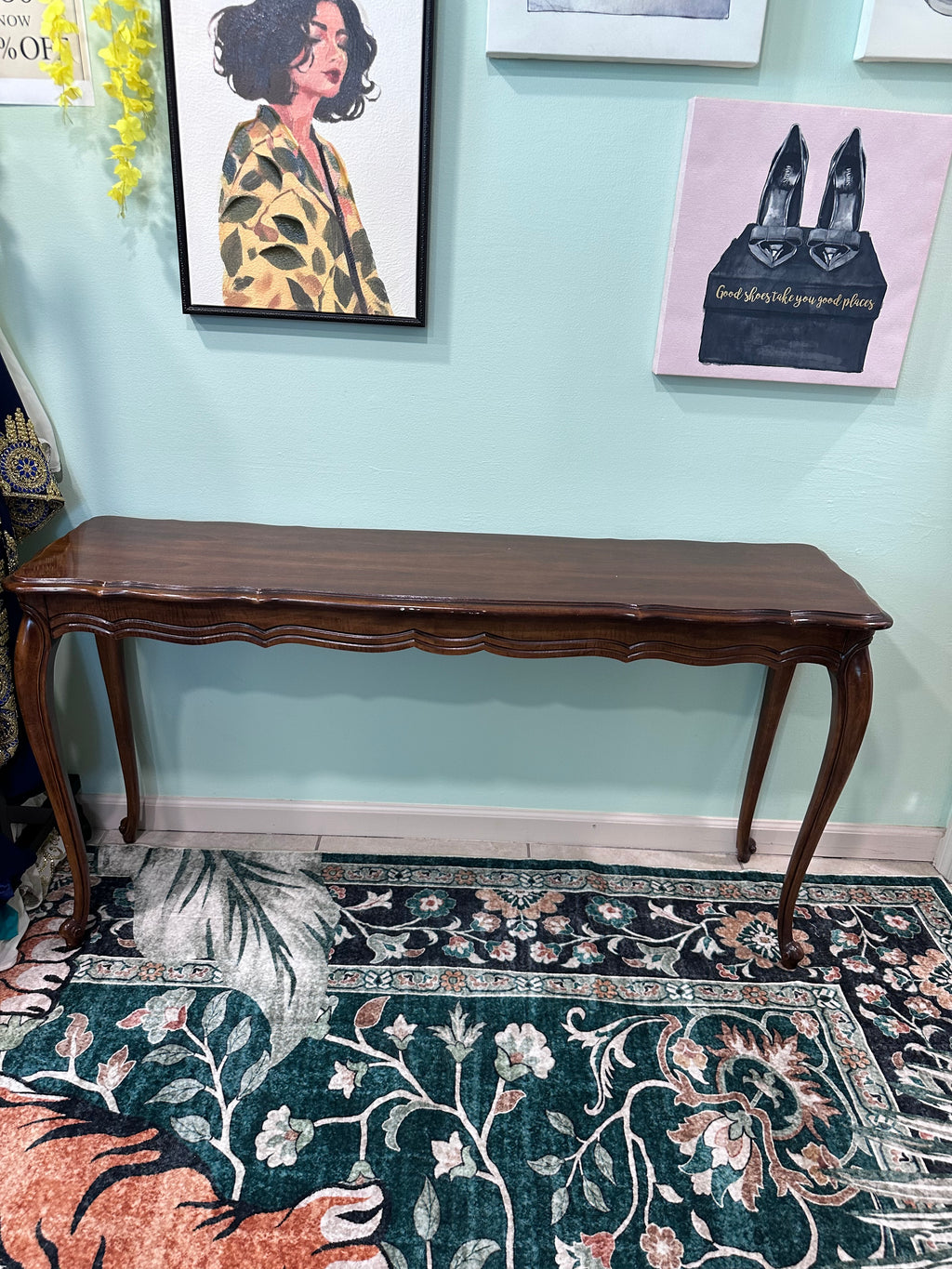 Long Brown Table - in store pickup only