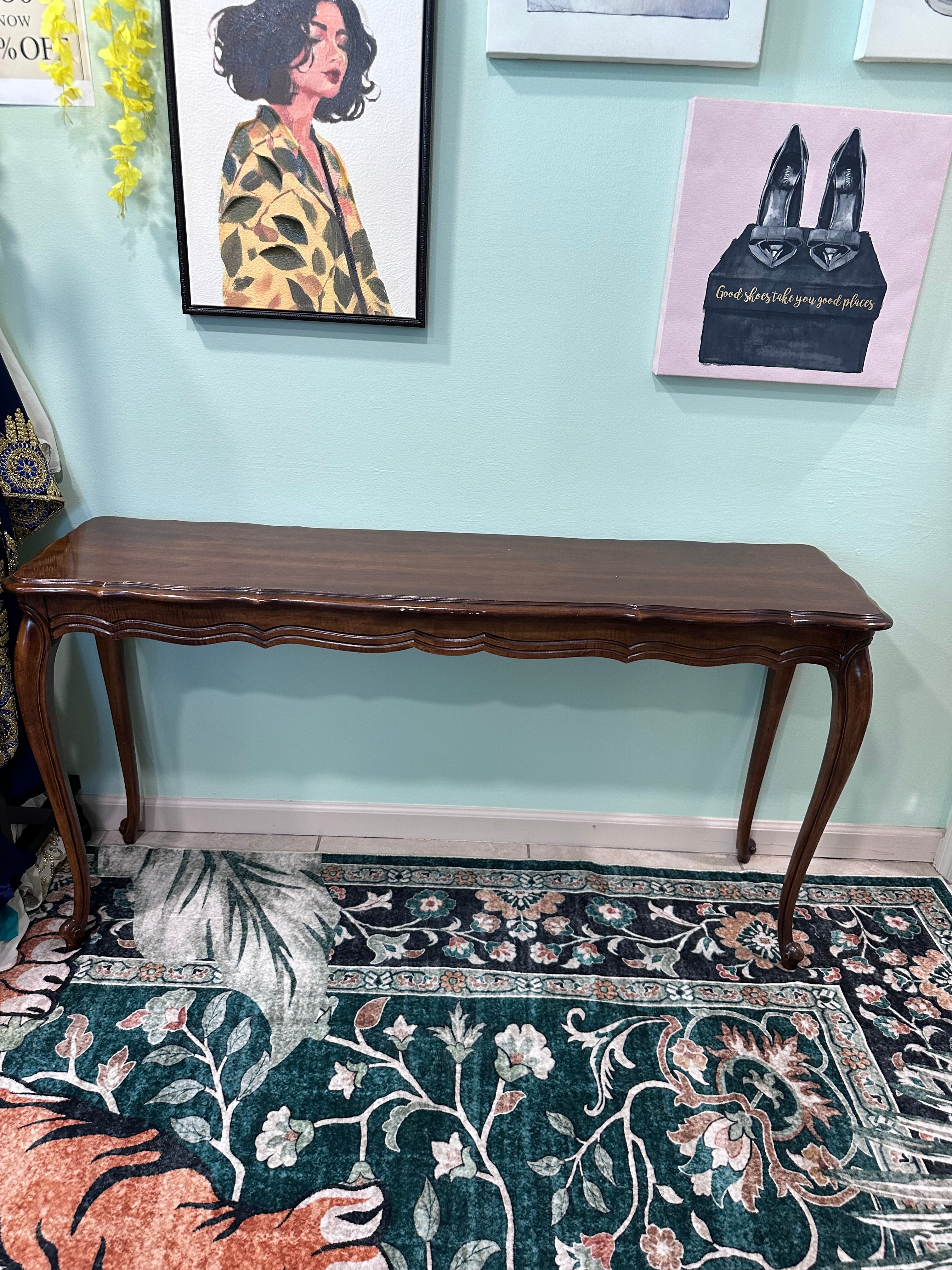Long Brown Table - in store pickup only