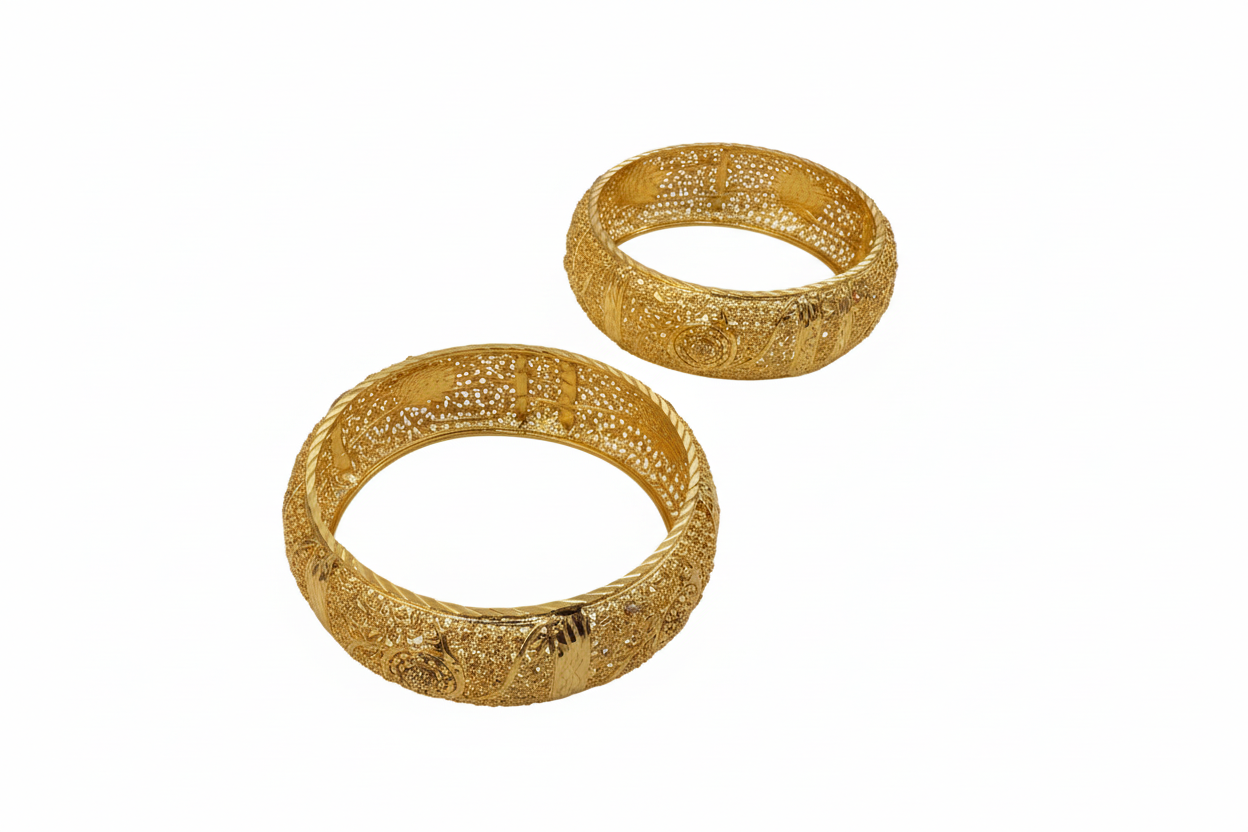 Gold bracelets