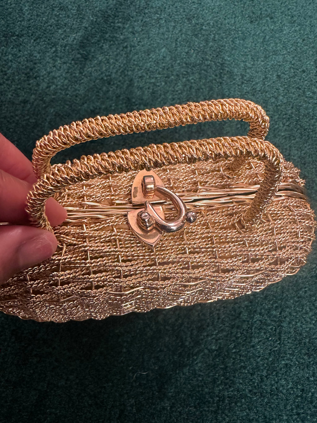 Gold vintage purse ( small )