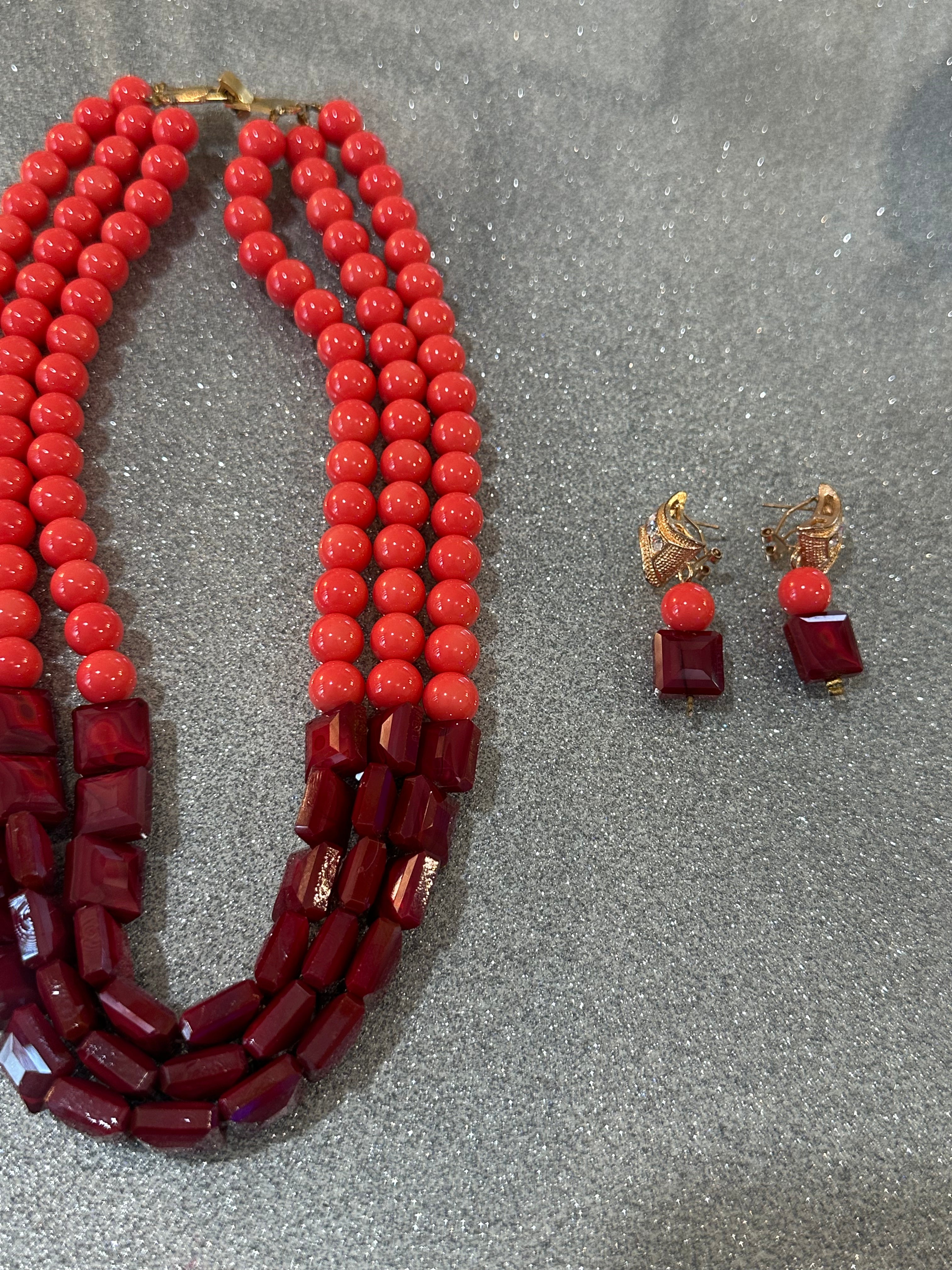 African necklace set