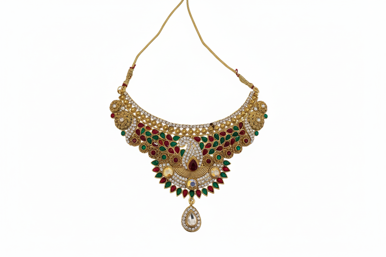 6 piece set Indian style ( some missing stones )