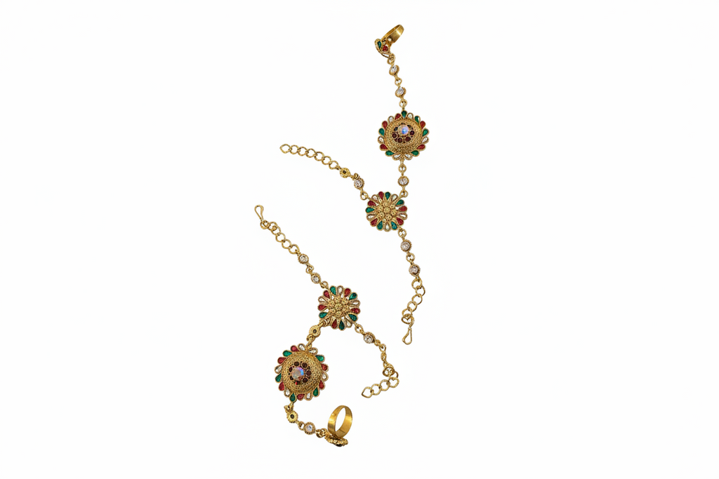 6 piece set Indian style ( some missing stones )