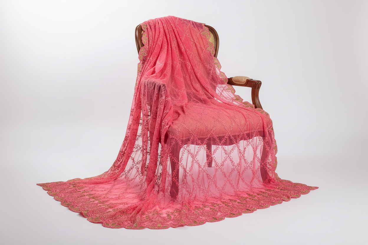 Pretty in pink Dubai scarf