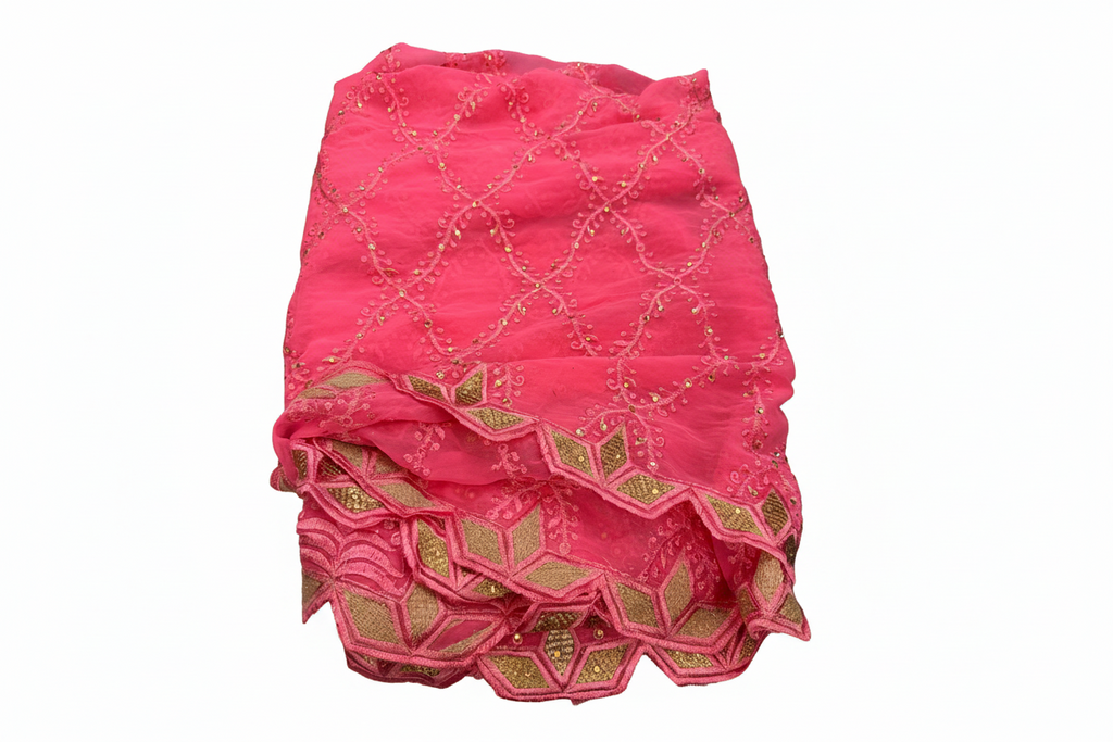 Pretty in pink Dubai scarf
