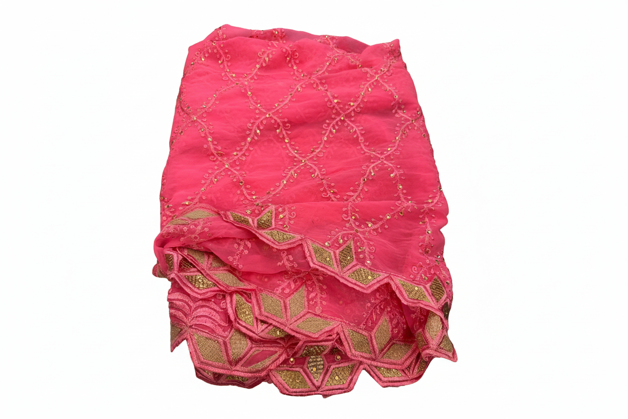 Pretty in pink Dubai scarf