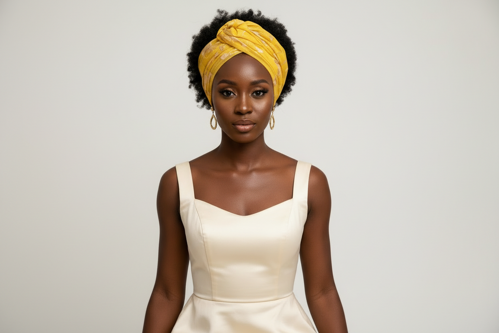 Dubai yellow scarf