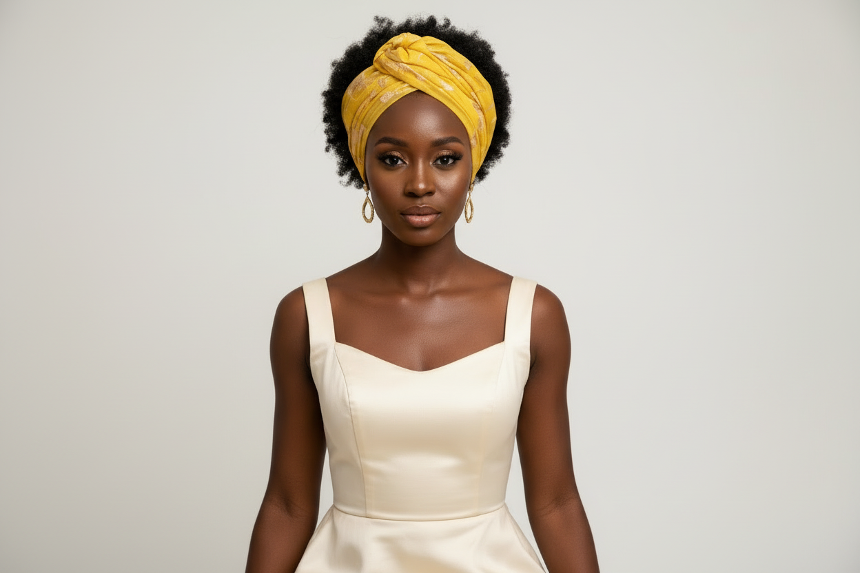 Dubai yellow scarf