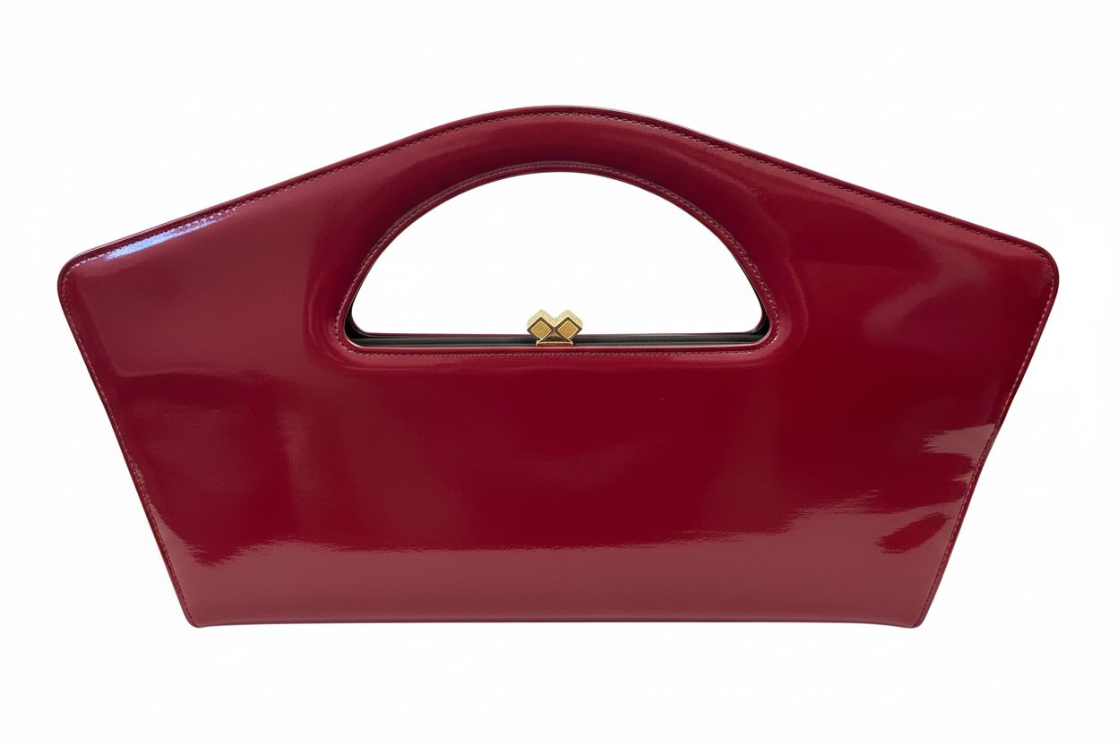 Red Vintage bag! ( some peel to bottom)