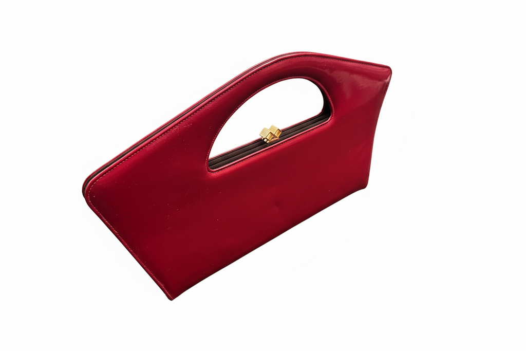 Red Vintage bag! ( some peel to bottom)
