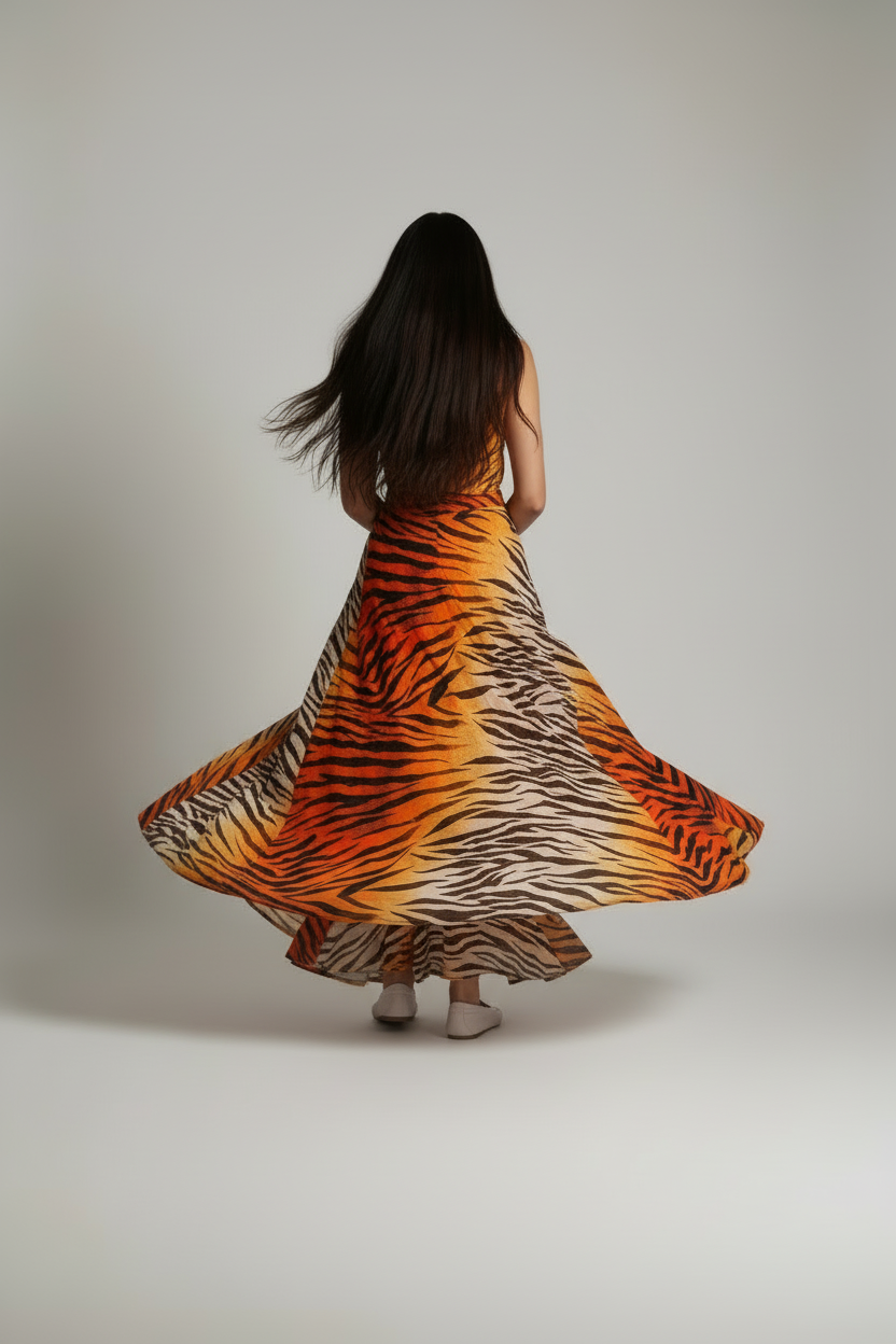 Very flowing tiger skirt (new) 4 x  size