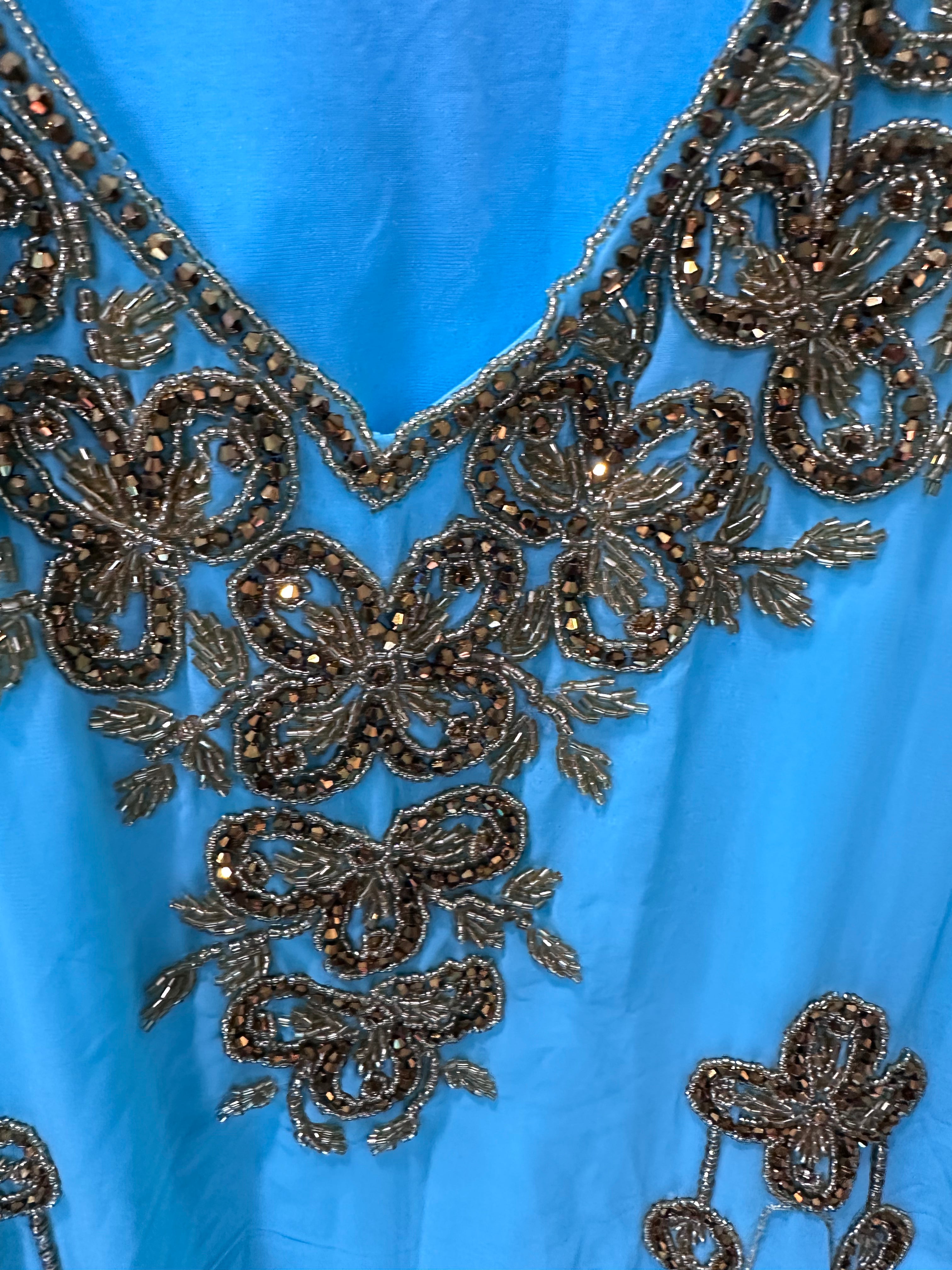 blue dress size 14-16
