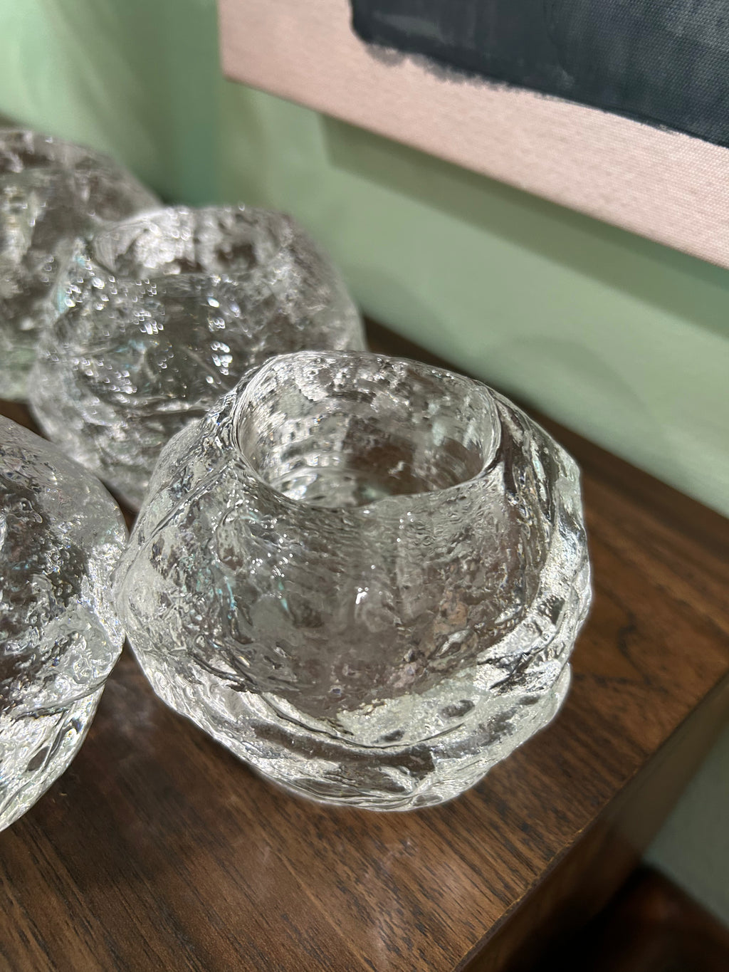 Vintage candle holders (extremely heavy) solid $60 for set (5) candle  holders (in store pickup only)