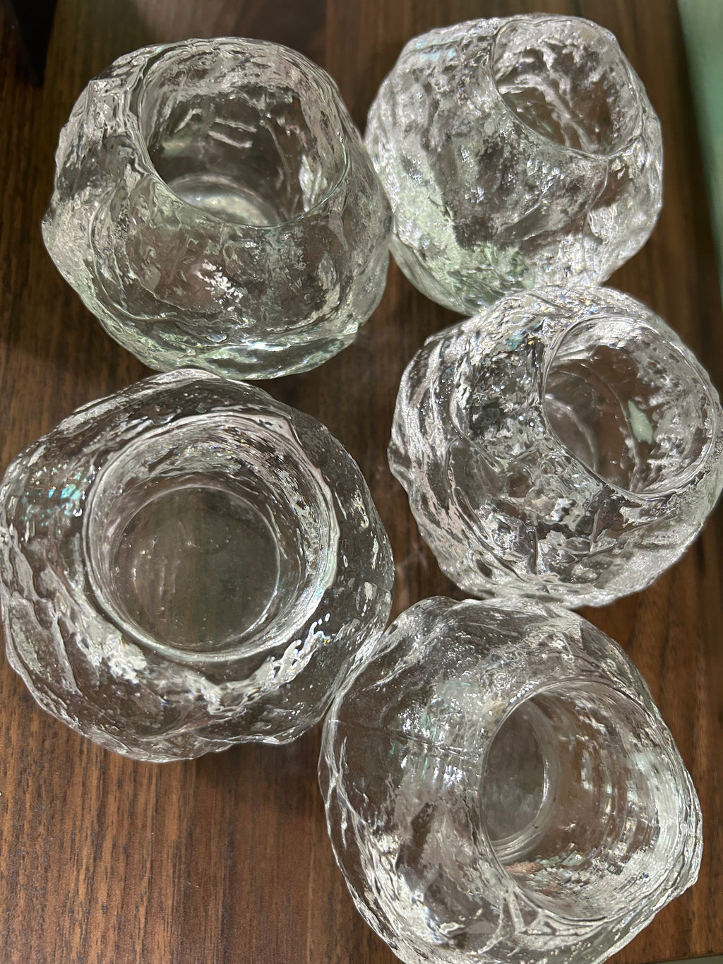 Vintage candle holders (extremely heavy) solid $60 for set (5) candle  holders (in store pickup only)