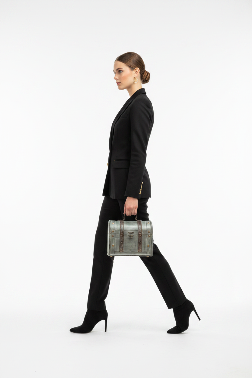 Small decorative chest or can be used as a small purse