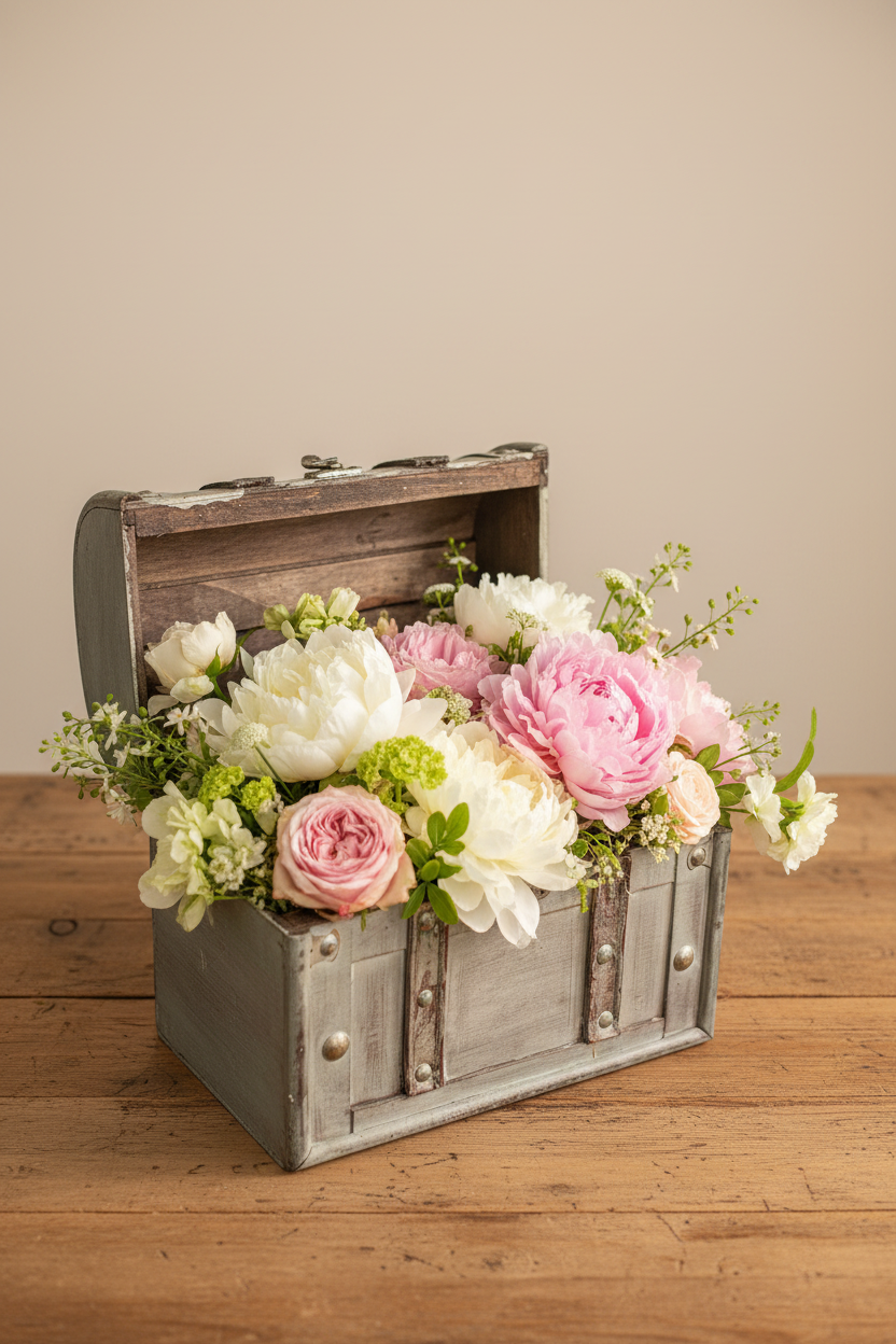Small decorative chest or can be used as a small purse