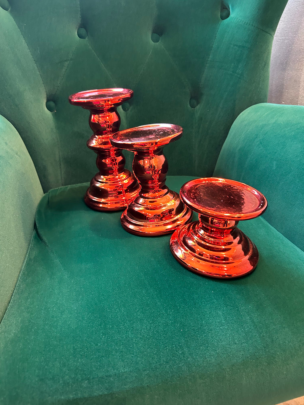3 candle holders (color as shown) in store pick up