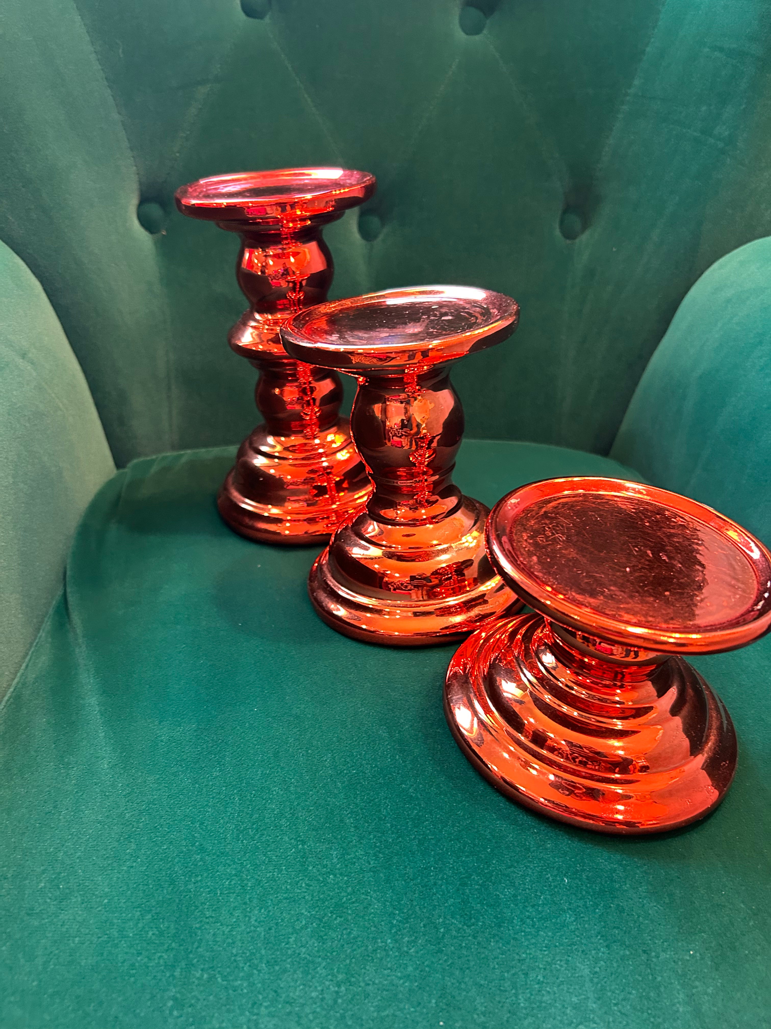 3 candle holders (color as shown) in store pick up