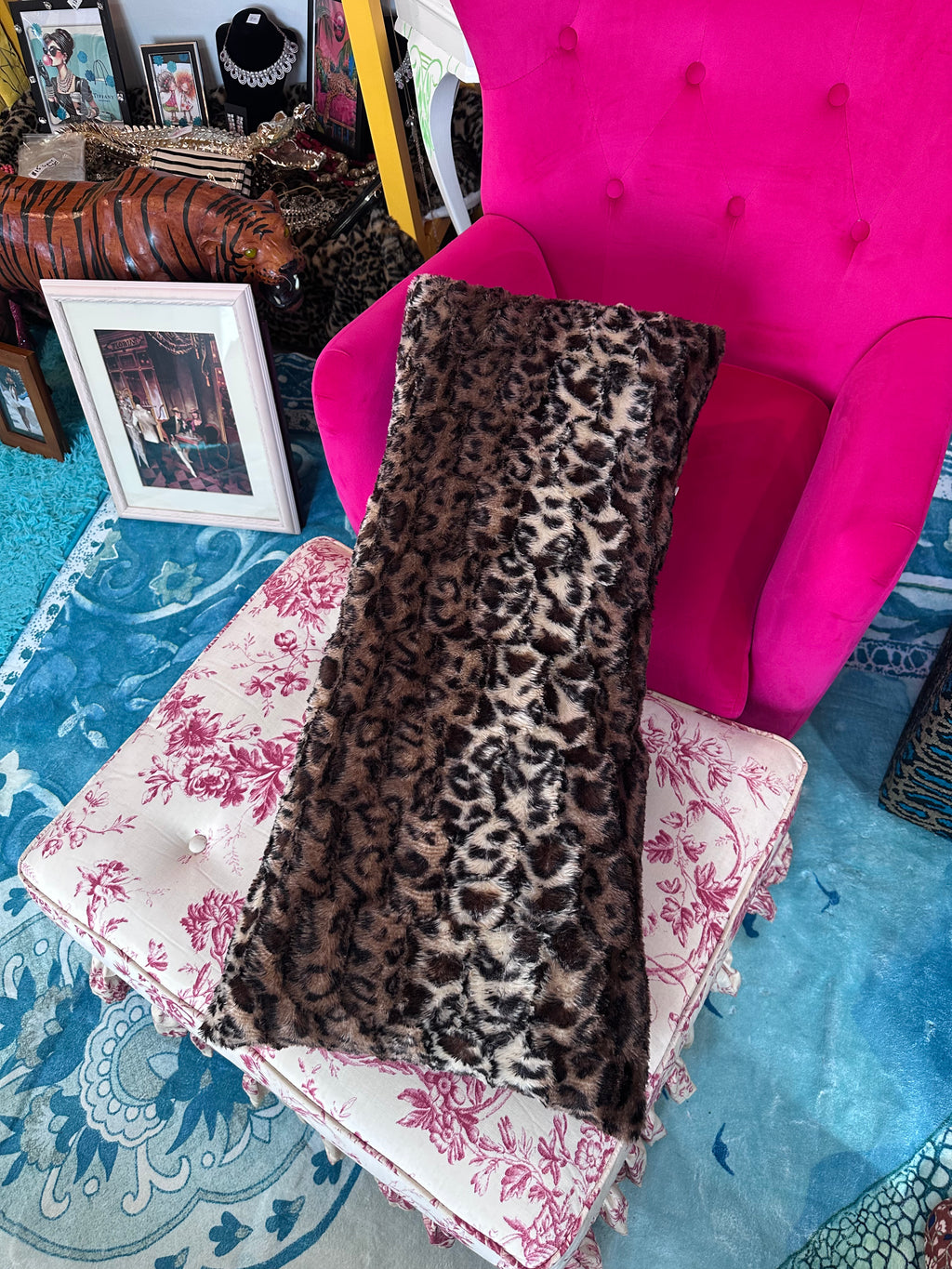Leopard print pillow( in store pick up only)