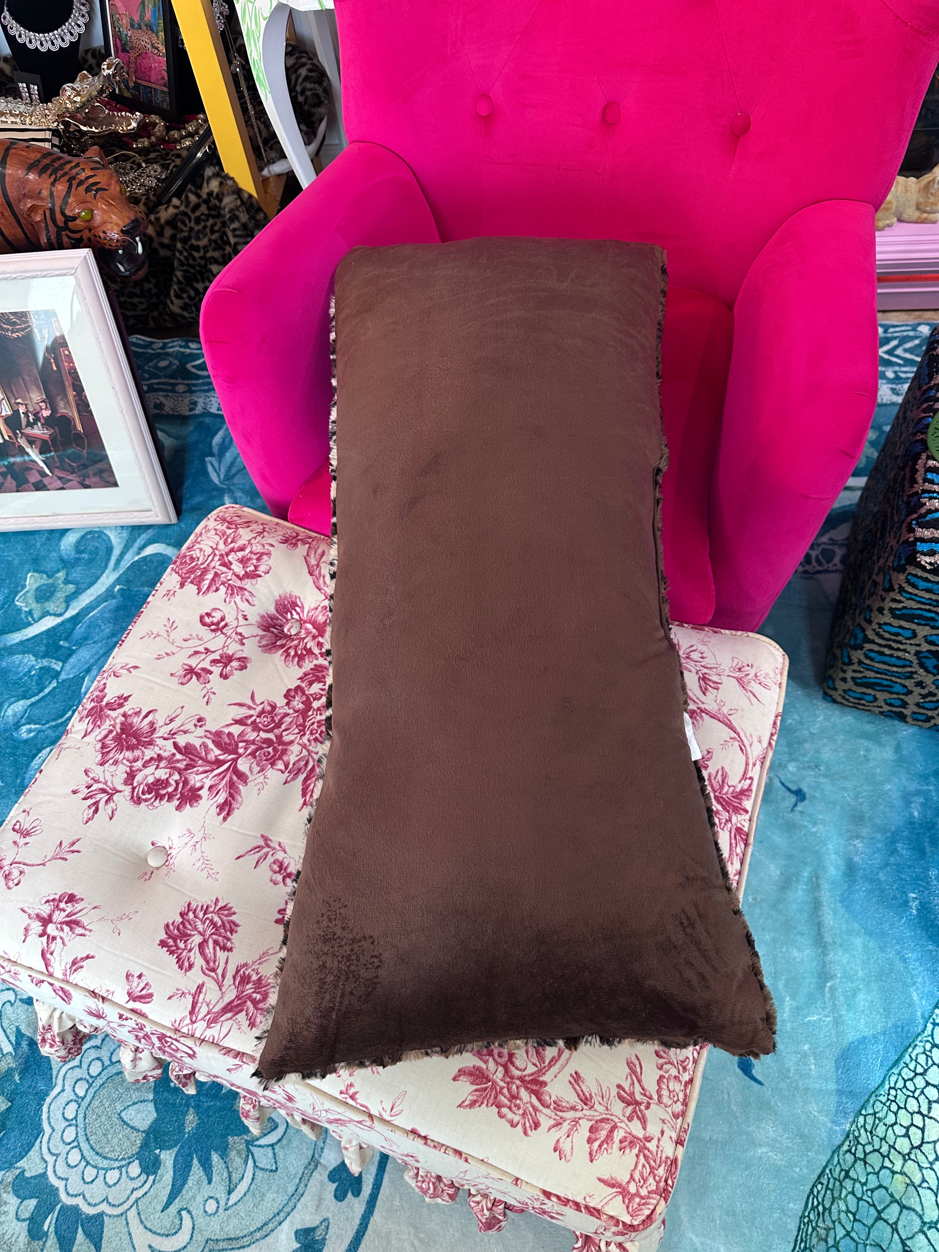 Leopard print pillow( in store pick up only)