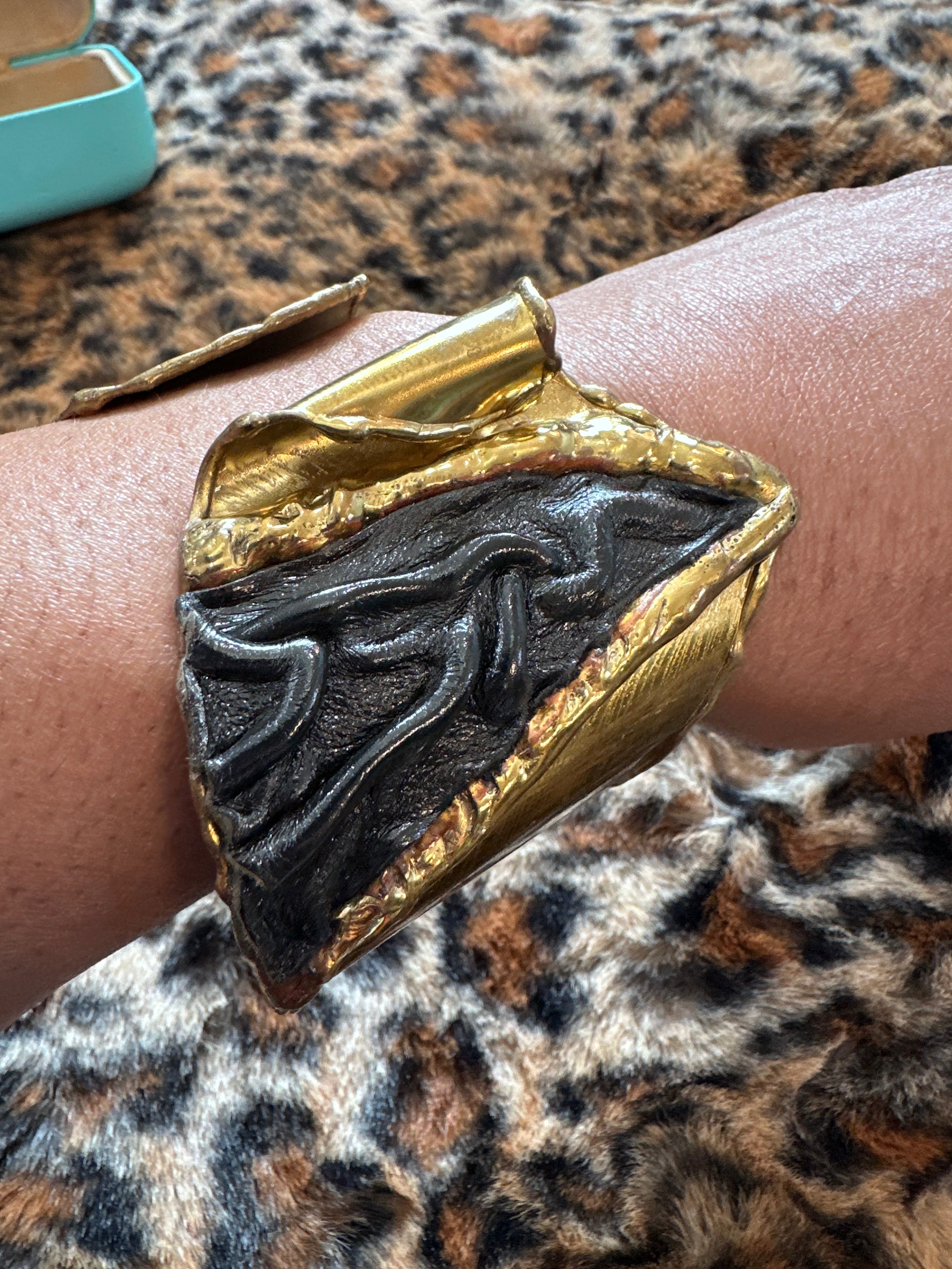 Black and gold bracelet