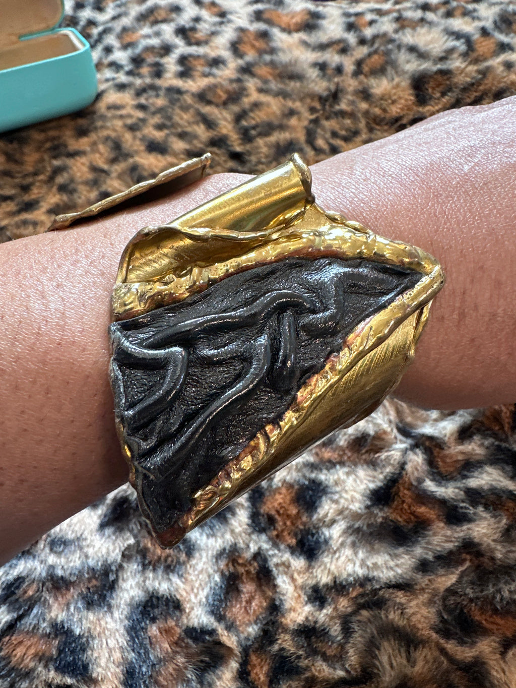 Black and gold bracelet