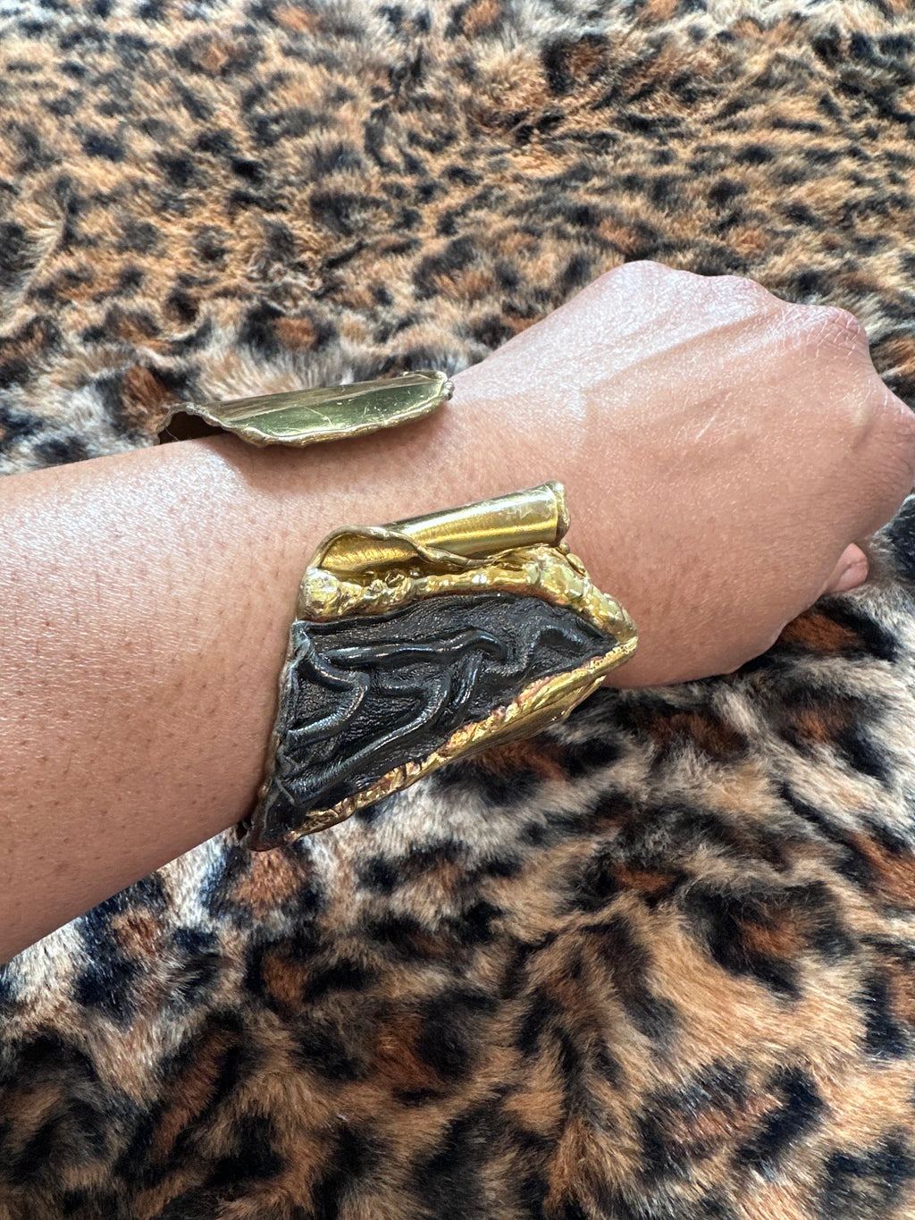Black and gold bracelet