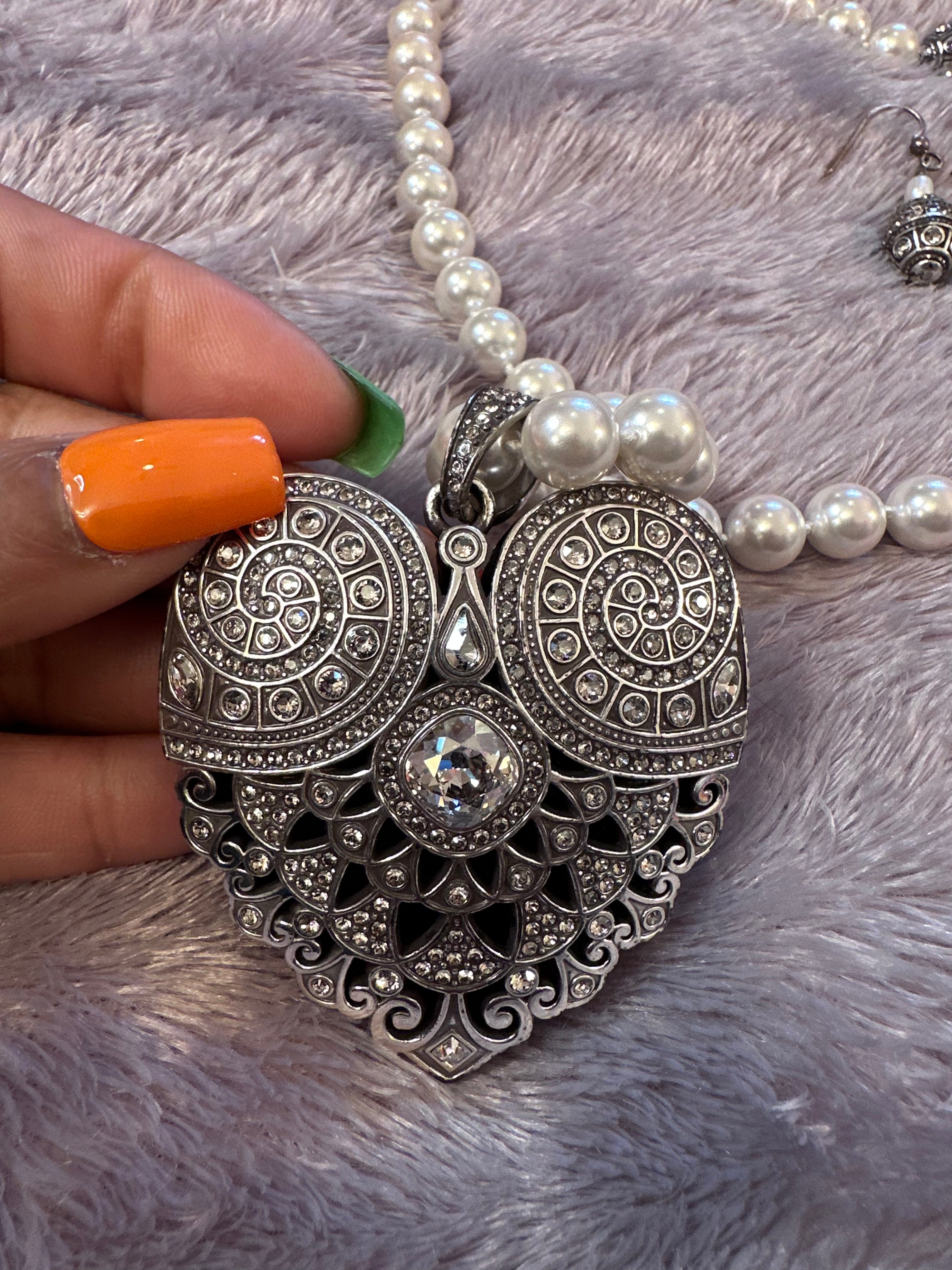 Statement piece (Brighton Collectable)and earrings
