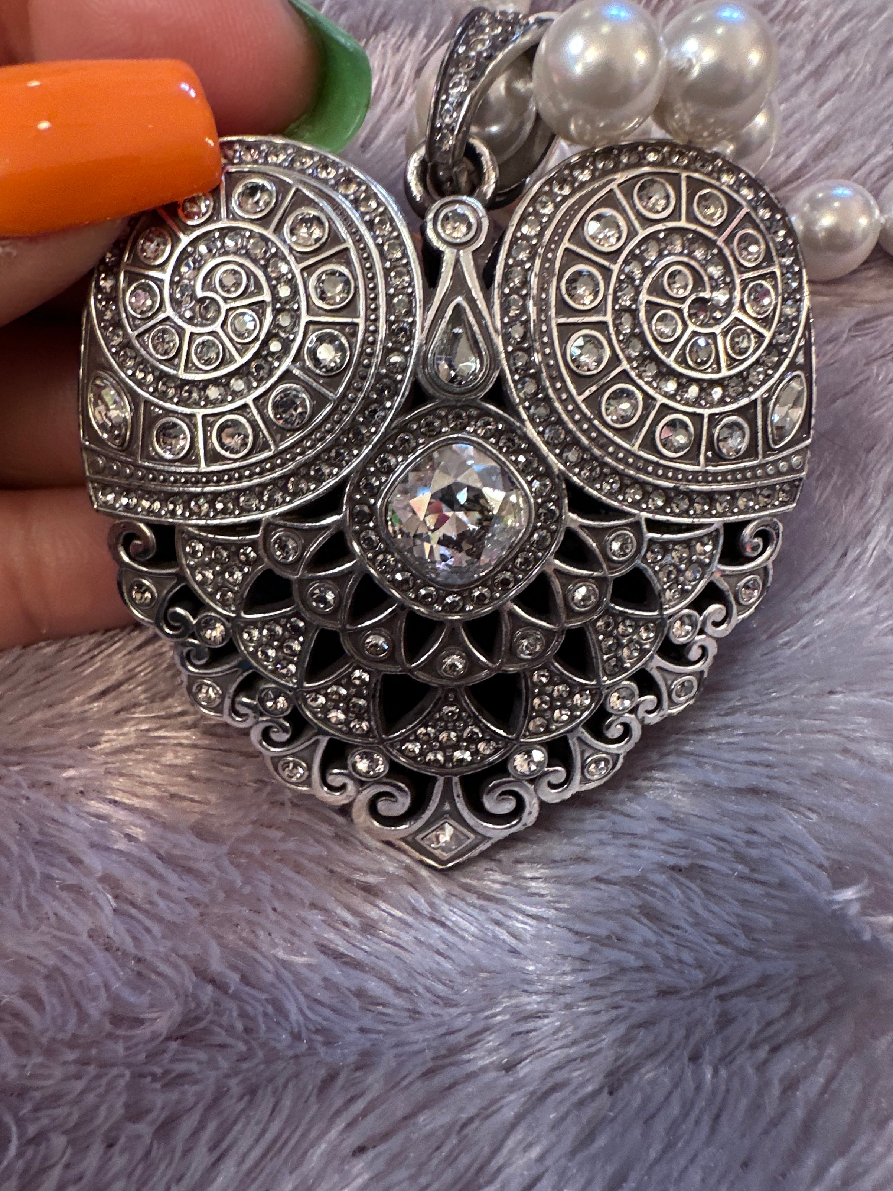 Statement piece (Brighton Collectable)and earrings