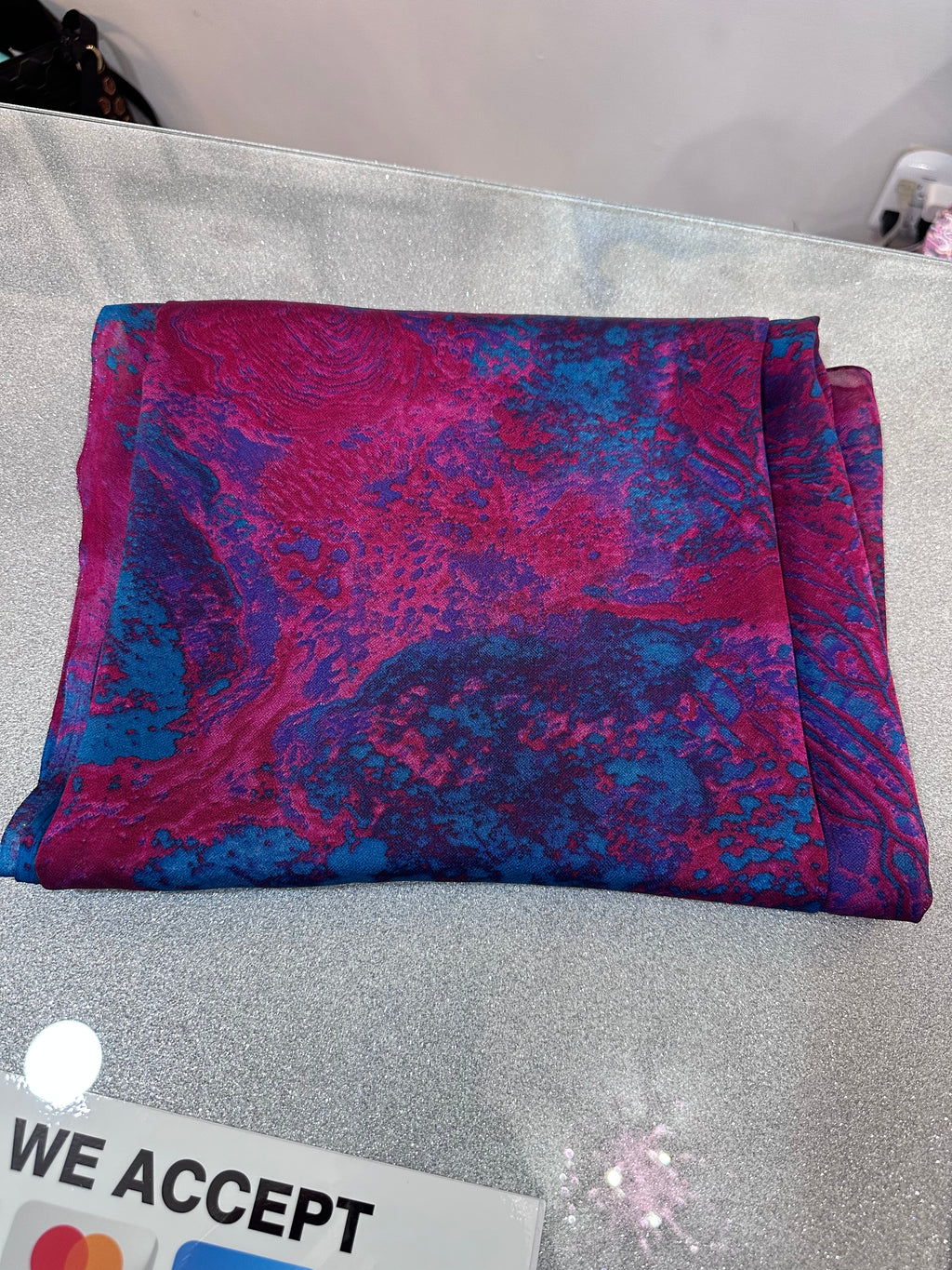 Scarf- purple and magenta