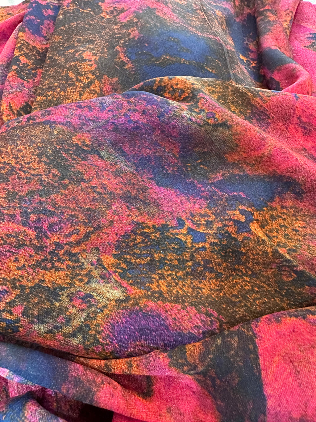 Burgundy Magenta and purple scarf