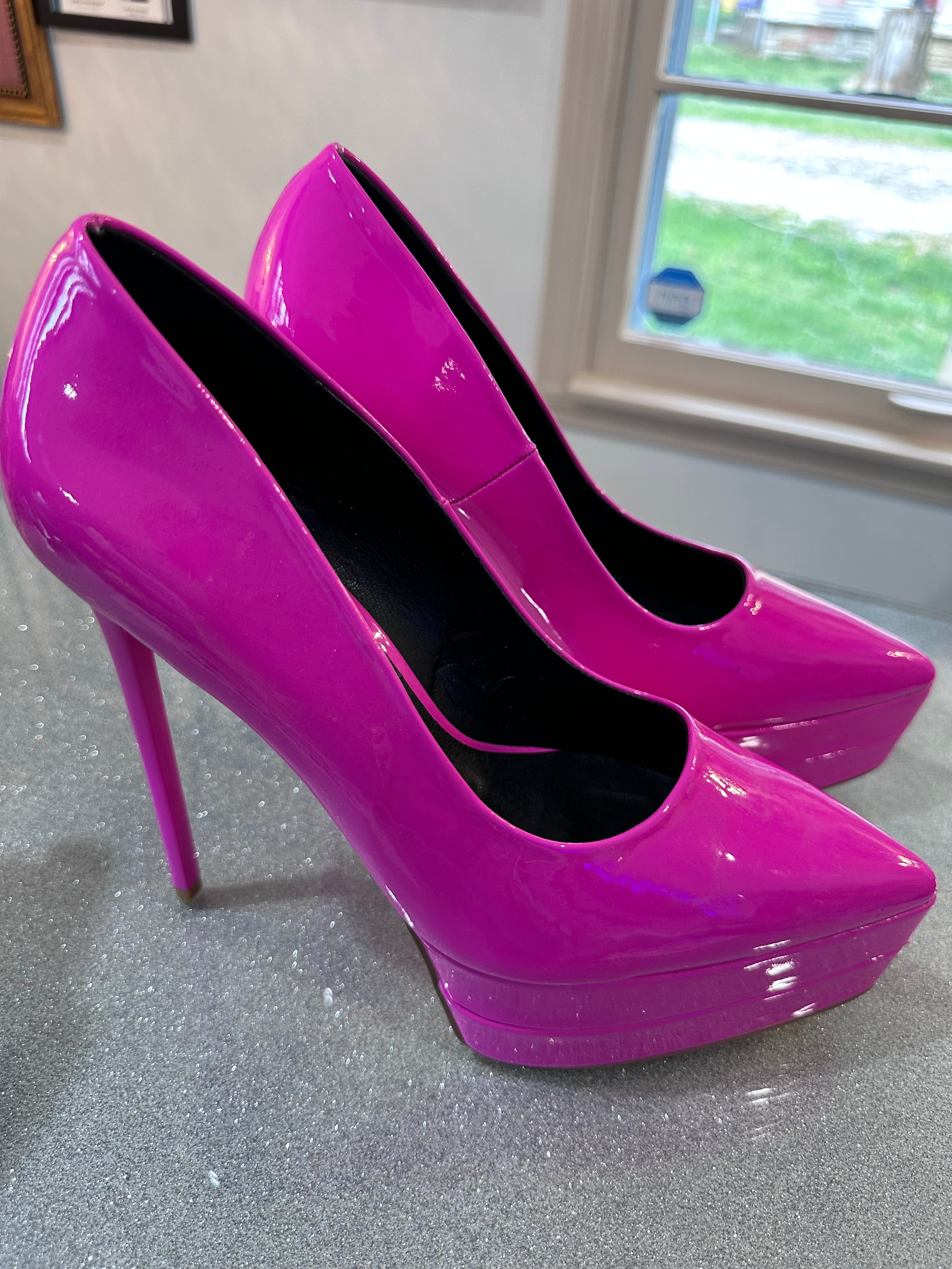 Hot pink Liliana heels