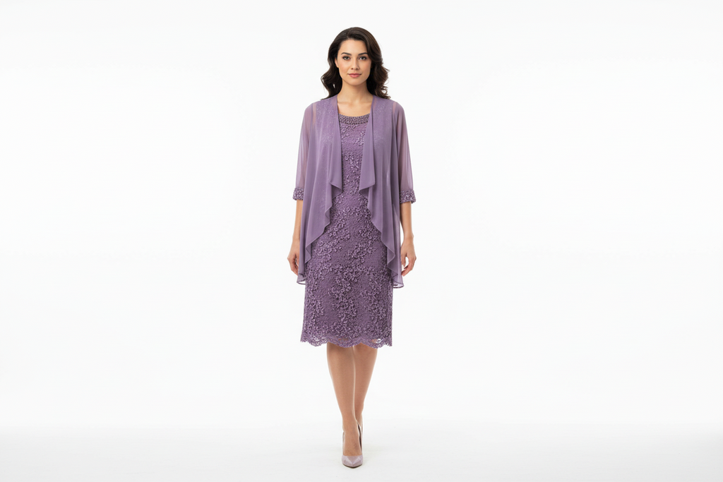 Lavender laced dress R and M collection size 14