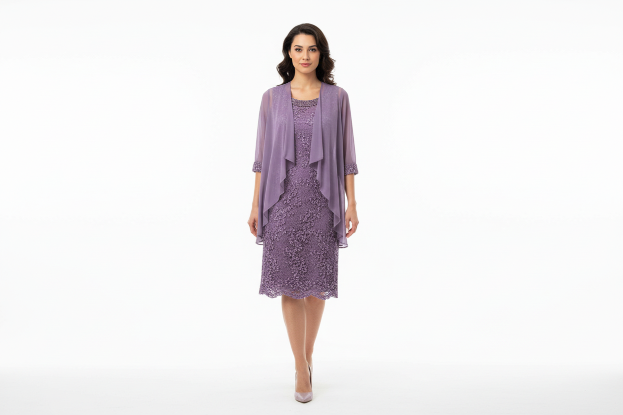 Lavender laced dress R and M collection size 14
