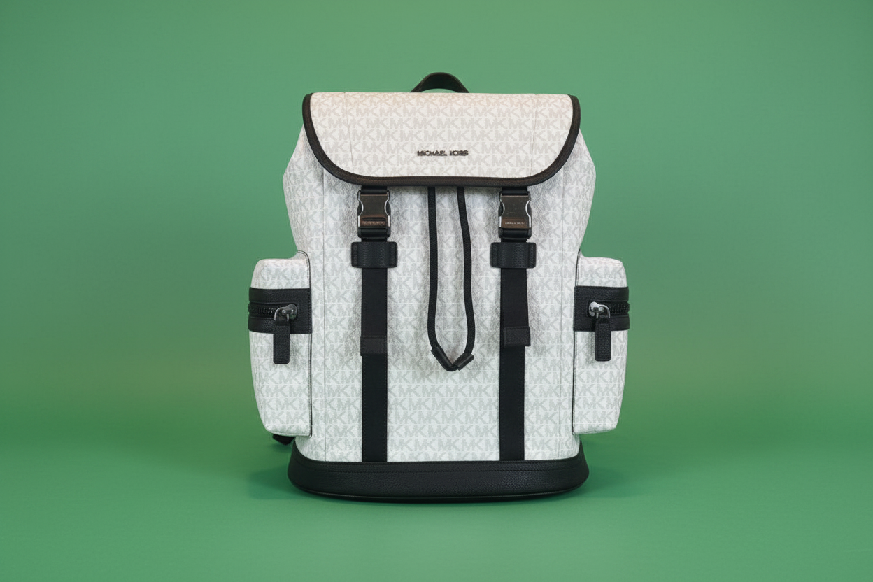 Michael Khors Black and White backpack (New) only 1 available