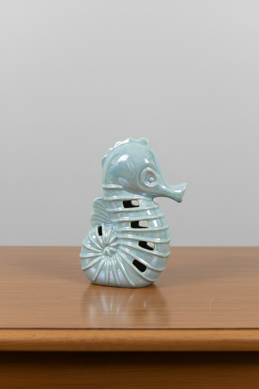 Iridescent Sea horse potpourri holder or LED light display (in store pickup only