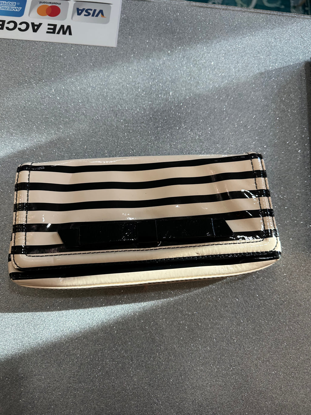 Kate Spade Black & White Clutch