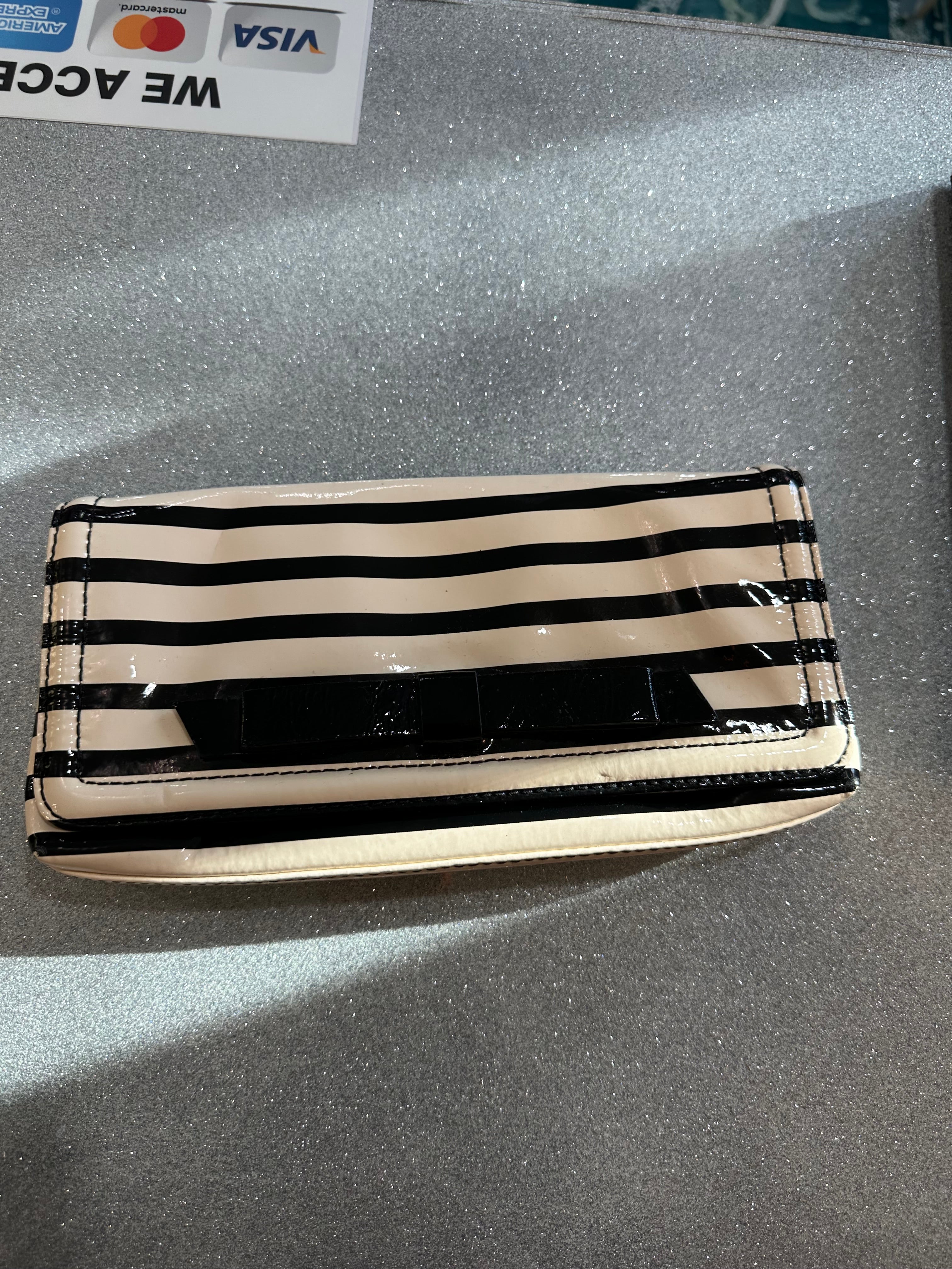 Kate Spade Black & White Clutch