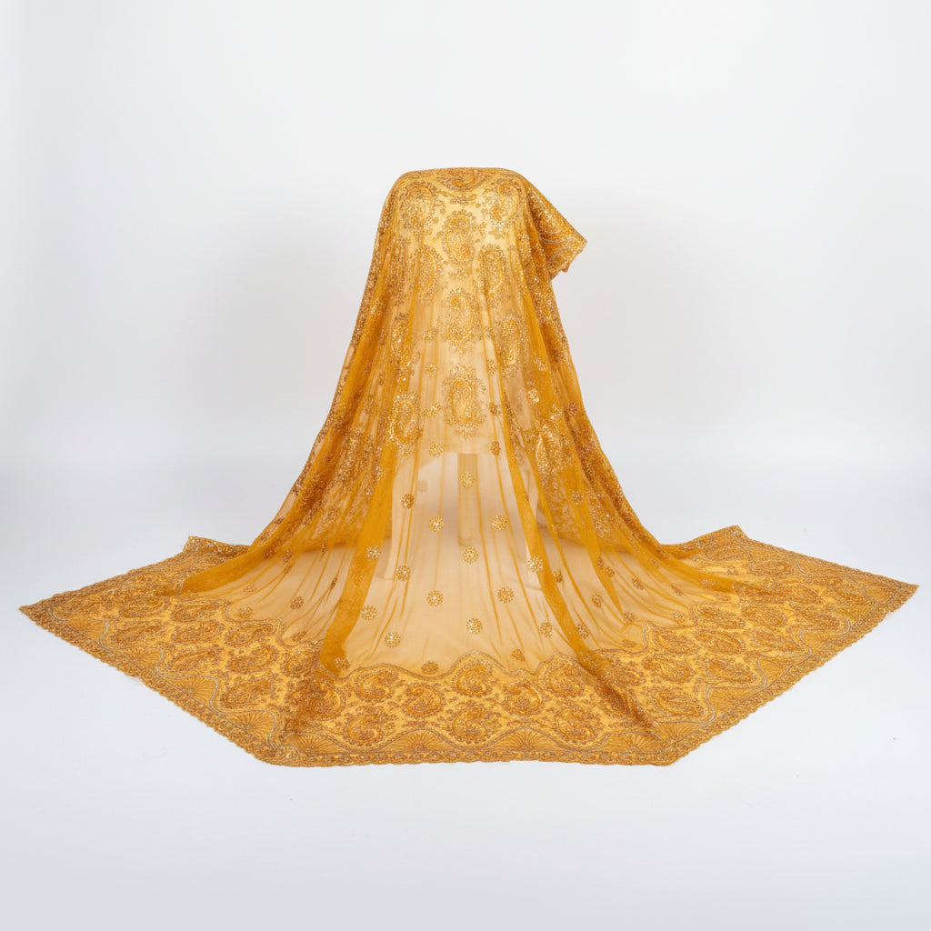 Gold Dubai Wrap - Handmade