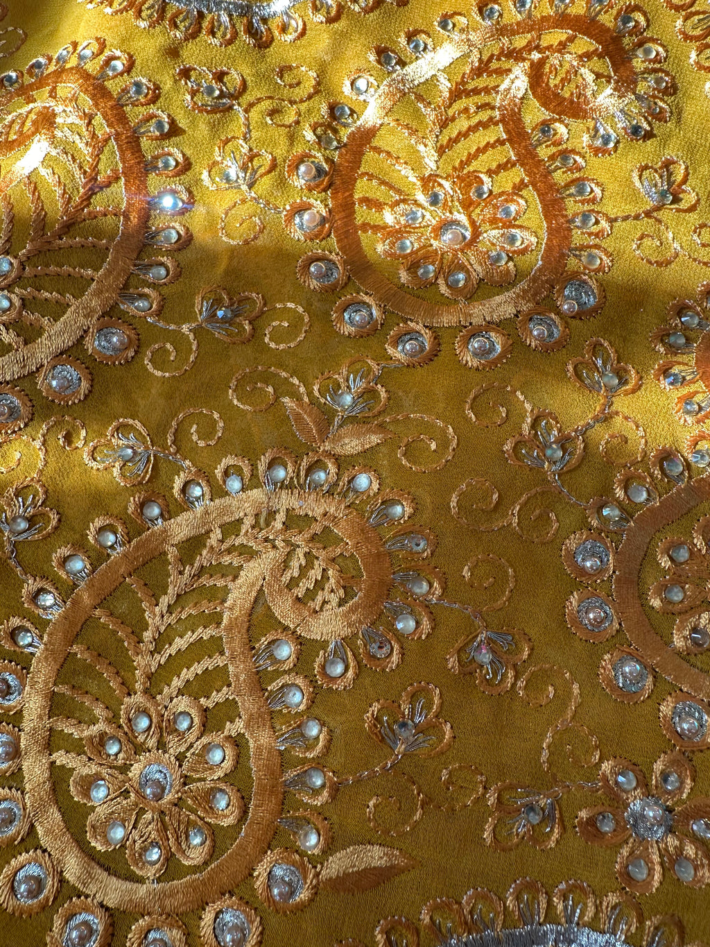 Gold Dubai Wrap - Handmade