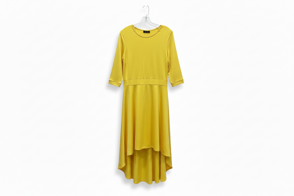 Yellow Long-Tail Shirt- no diamonds around neck