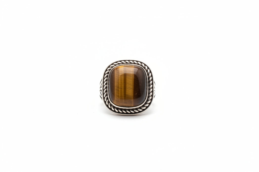 Costume Ring - Brown Stone