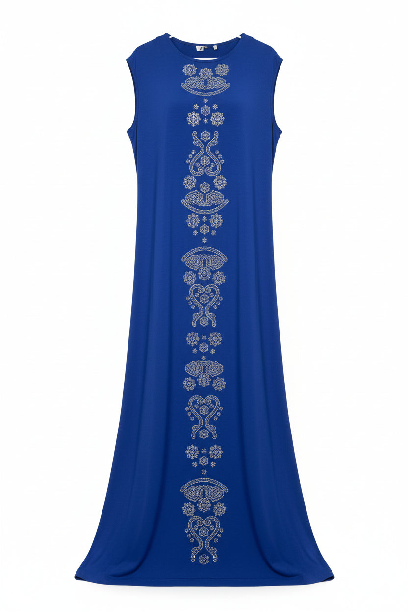 Elegant Blue Laced Coat with Royal Blue Dress size 16/18