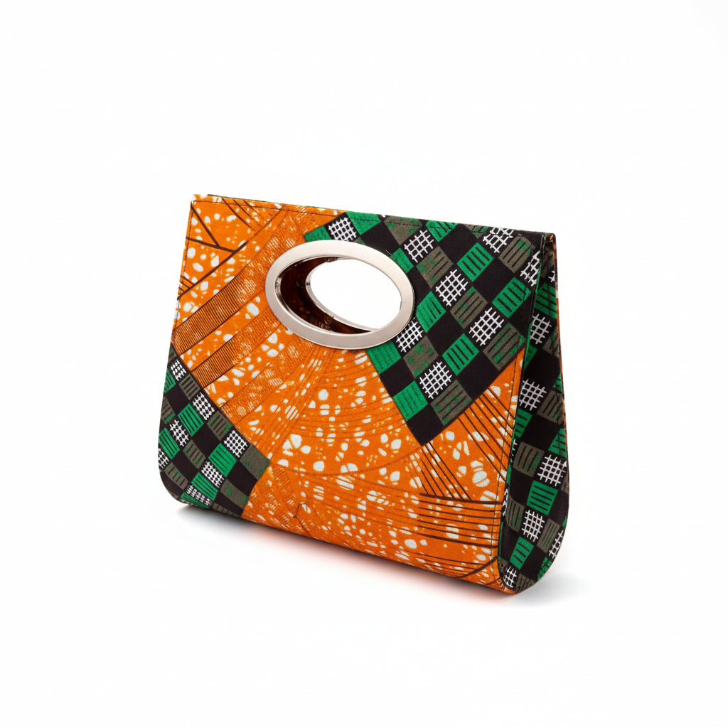African Dress with Matching Bag