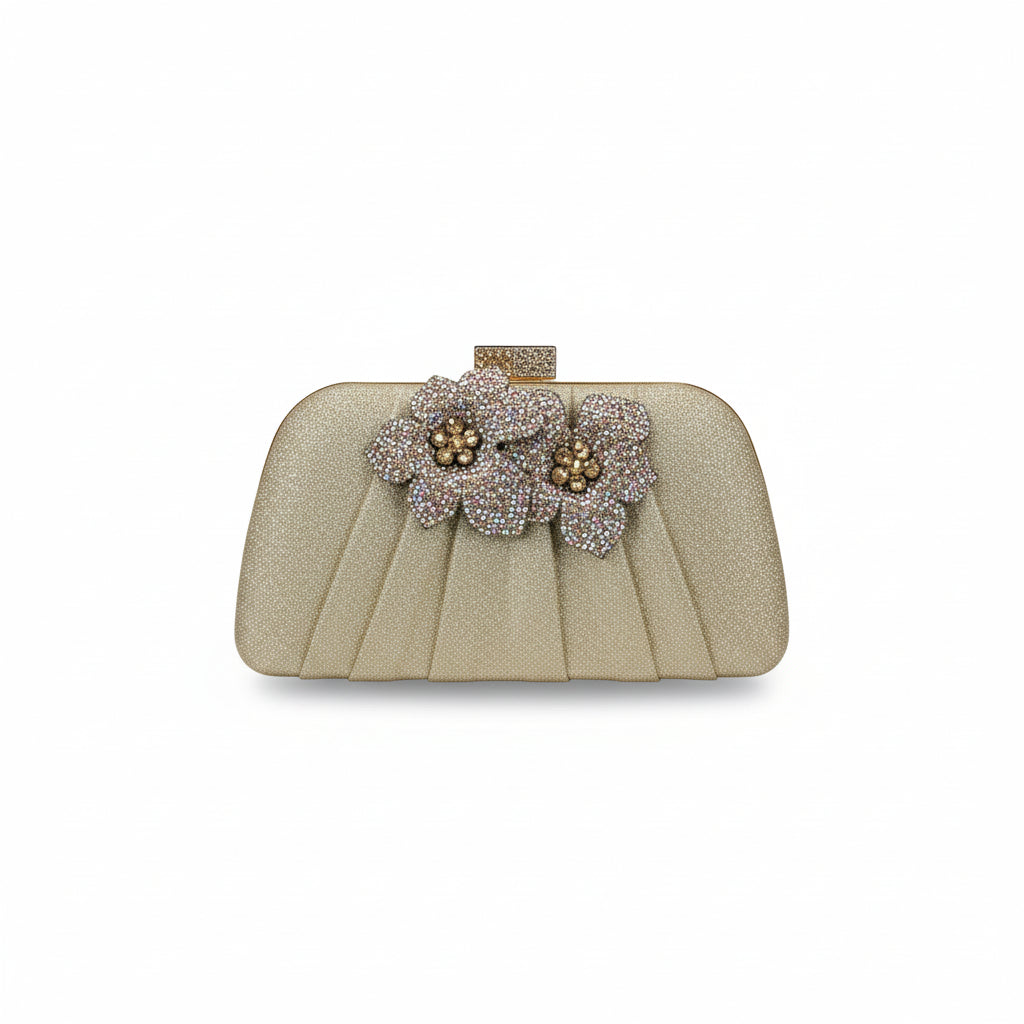 Elegant Gold Clutch