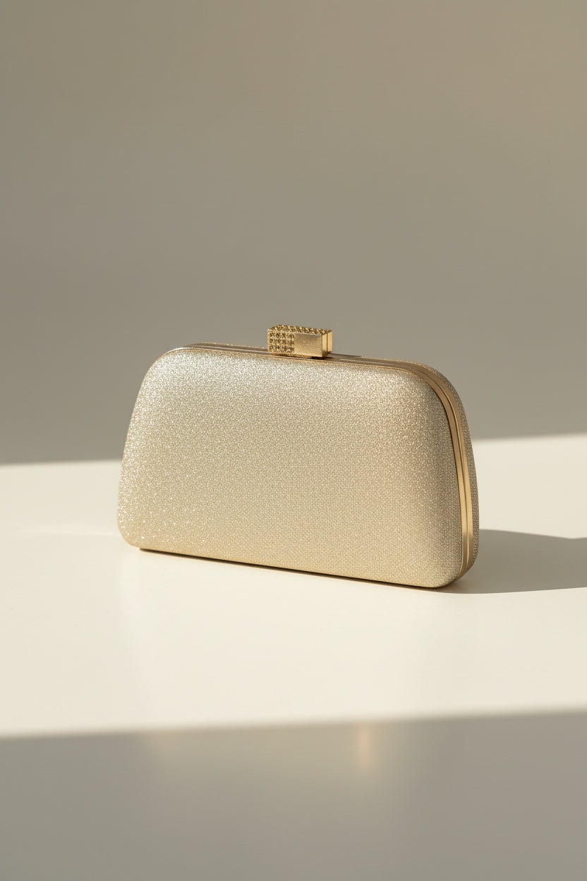 Elegant Gold Clutch